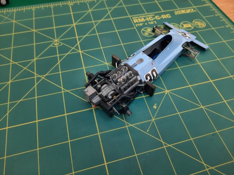 AMON AF 101 Chris Amon GP Španielska 1974 JP.023 + upgrade AMON AF 101 Chris Amon GP Španielska 1974 JP.023 + upgrade