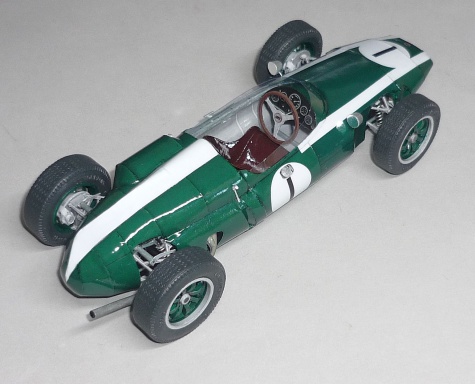 Cooper T53 - Jack Brabham - GP V.Británie 1960 Cooper T53 - Jack Brabham - GP V.Británie 1960