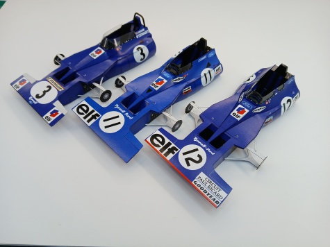 Tyrrell 001,2,3,4,5,6 1970-1974