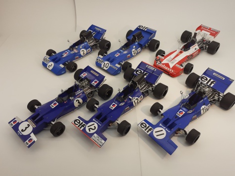 Tyrrell 001,2,3,4,5,6 1970-1974
