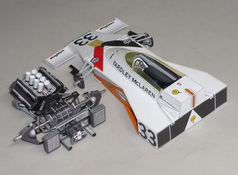 McLaren M23 - Mike Hailwood - GP Francie 1974 McLaren M23 - Mike Hailwood - GP Francie 1974