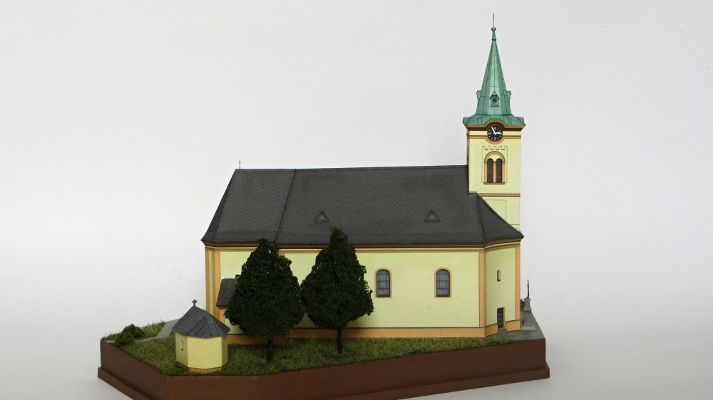 Kostel sv. Martina - Pustá Polom (Plná velikost v novém okně) Kostel sv. Martina - Pustá Polom