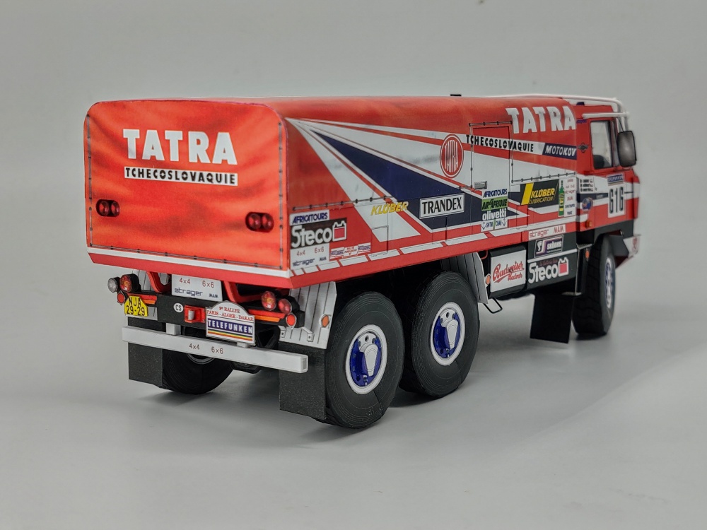 Tatra 815 6x6 - Dakar 1987 (Pln� velikost v nov�m okn�) Tatra 815 6x6 - Dakar 1987