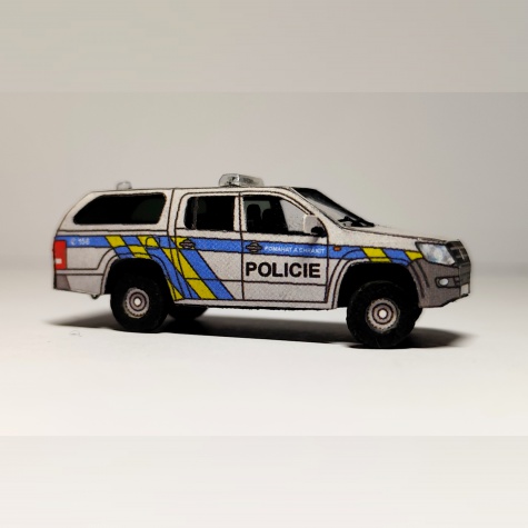 Wolkswagen Amarok člun Policie České republiky Wolkswagen Amarok člun Policie České republiky