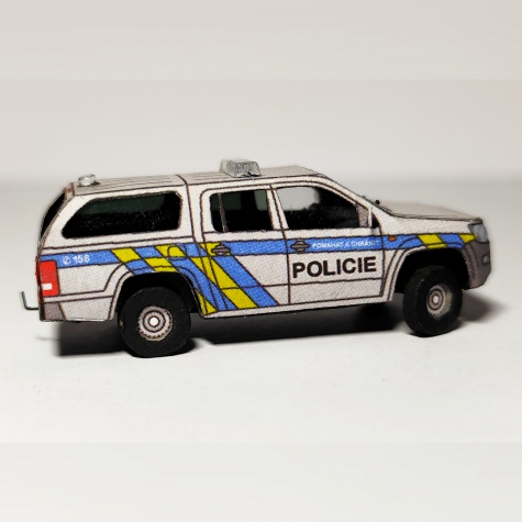 Wolkswagen Amarok člun Policie České republiky Wolkswagen Amarok člun Policie České republiky