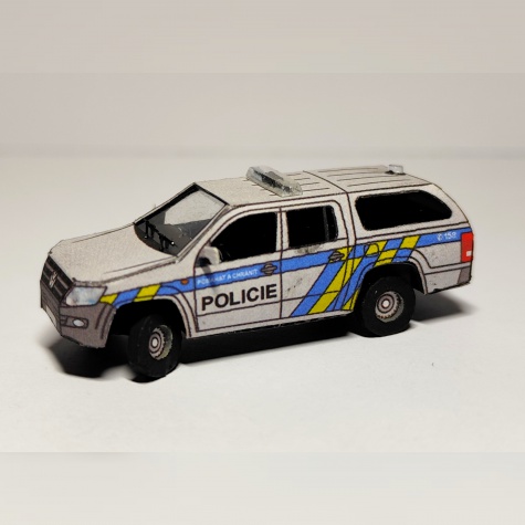 Wolkswagen Amarok člun Policie České republiky Wolkswagen Amarok člun Policie České republiky