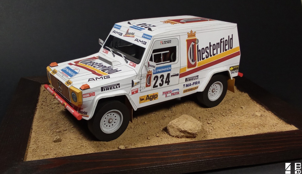 Mercedes-Benz 600 GE - Dakar 1989 (Pln� velikost v nov�m okn�) Mercedes-Benz 600 GE - Dakar 1989