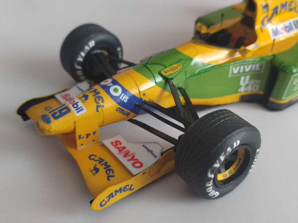 BENETTON B192 - Michael Schumacher - GP Belgium 1992 (Plná velikost v novém okně) BENETTON B192 - Michael Schumacher - GP Belgium 1992