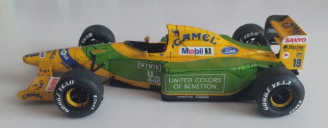 BENETTON B192 - Michael Schumacher - GP Belgium 1992 BENETTON B192 - Michael Schumacher - GP Belgium 1992
