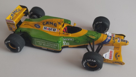 BENETTON B192 - Michael Schumacher - GP Belgium 1992 BENETTON B192 - Michael Schumacher - GP Belgium 1992
