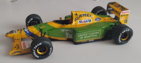 BENETTON B192 - Michael Schumacher - GP Belgium 1992 BENETTON B192 - Michael Schumacher - GP Belgium 1992