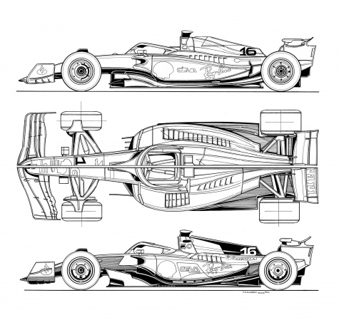 Ferrari SF 23 - strukturální Ferrari SF 23 - strukturální
