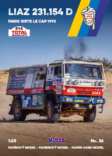 LIAZ 231.154 D - verze 1:25 LIAZ 231.154 D - verze 1:25