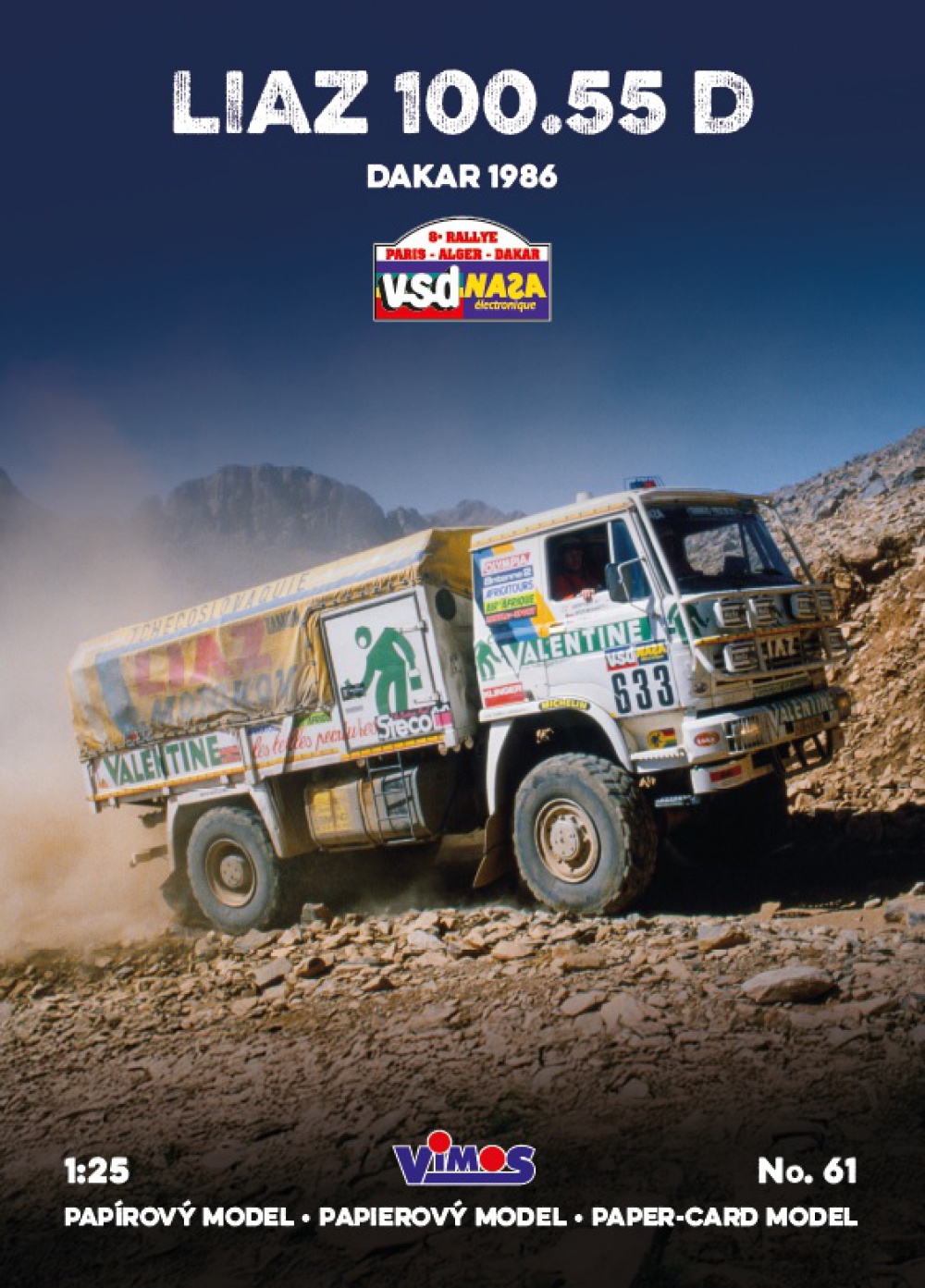 LIAZ 100.55 D (Dakar 1986) (Plná velikost v novém okně) LIAZ 100.55 D (Dakar 1986)