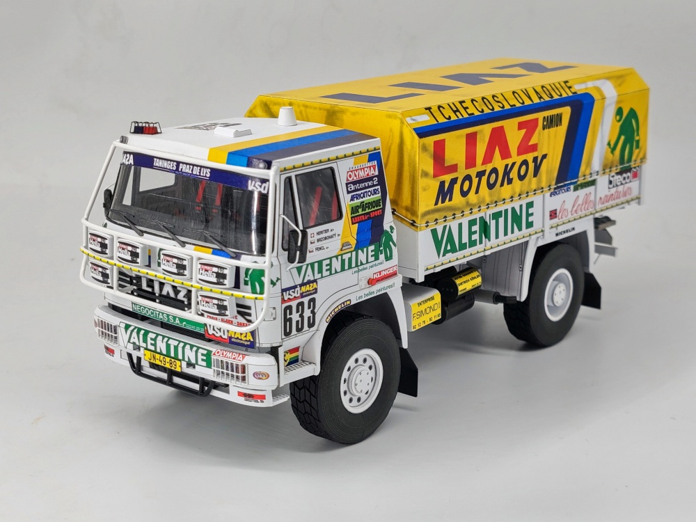 LIAZ 100.55 D (Dakar 1986) (Pln� velikost v nov�m okn�) LIAZ 100.55 D (Dakar 1986)