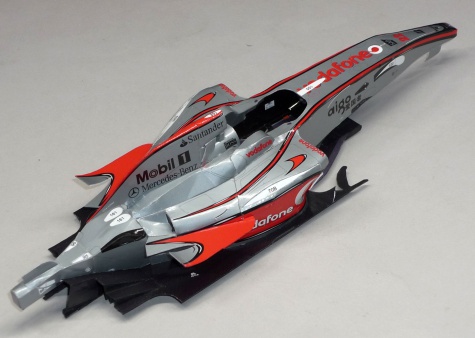 McLaren MP 4/23 - Lewis Hamilton - GP Brazilie 2008 - silver