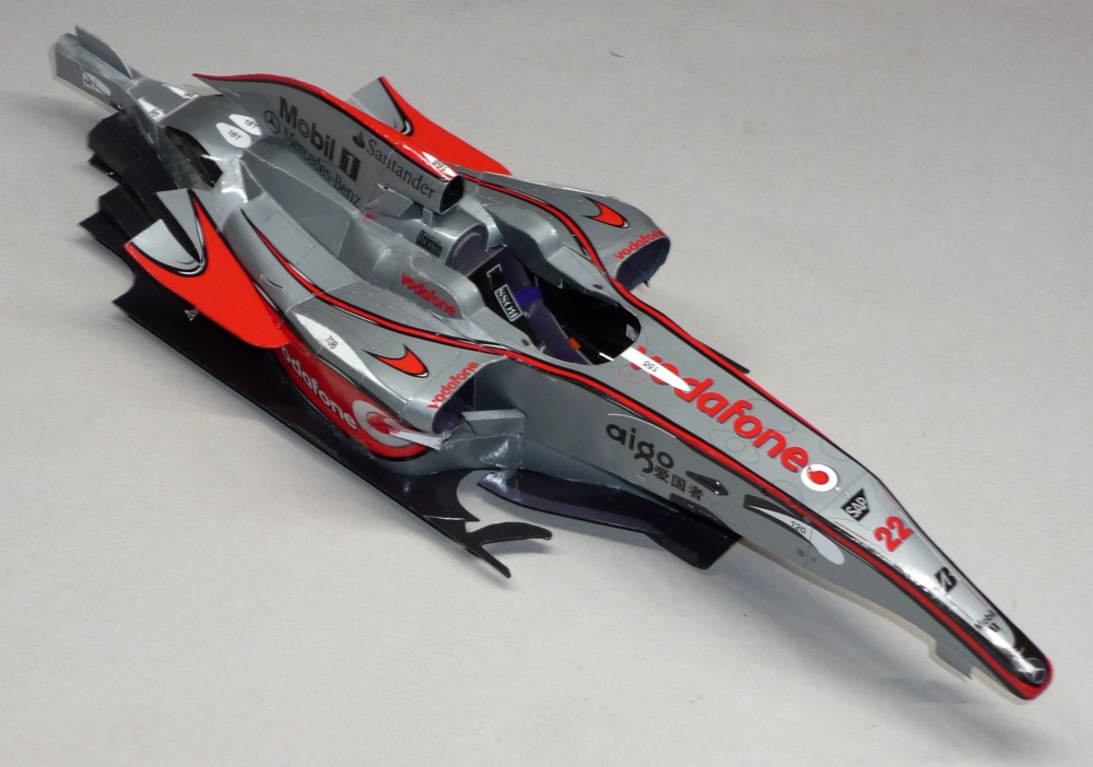 McLaren MP 4/23 - Lewis Hamilton - GP Brazilie 2008 - silver
