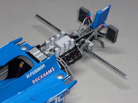 Maki F101C - Hiroshi Fushida - GP Velké Británie 1975 Maki F101C - Hiroshi Fushida - GP Velké Británie 1975