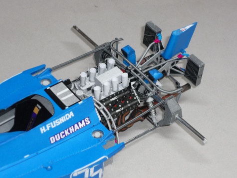 Maki F101C - Hiroshi Fushida - GP Velké Británie 1975 Maki F101C - Hiroshi Fushida - GP Velké Británie 1975
