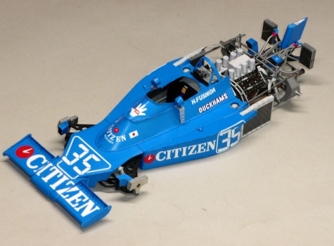 Maki F101C - Hiroshi Fushida - GP Velké Británie 1975 Maki F101C - Hiroshi Fushida - GP Velké Británie 1975