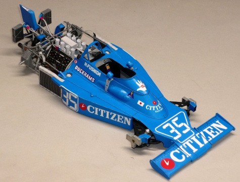 Maki F101C - Hiroshi Fushida - GP Velké Británie 1975 Maki F101C - Hiroshi Fushida - GP Velké Británie 1975