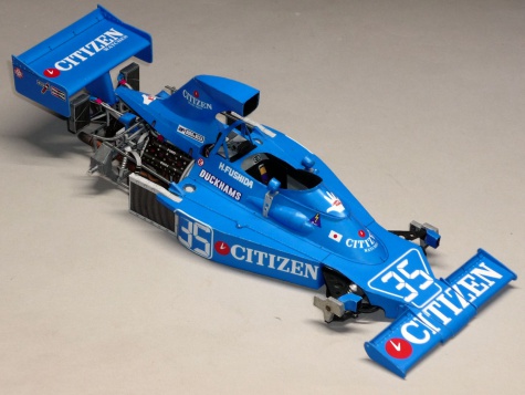 Maki F101C - Hiroshi Fushida - GP Velké Británie 1975 Maki F101C - Hiroshi Fushida - GP Velké Británie 1975