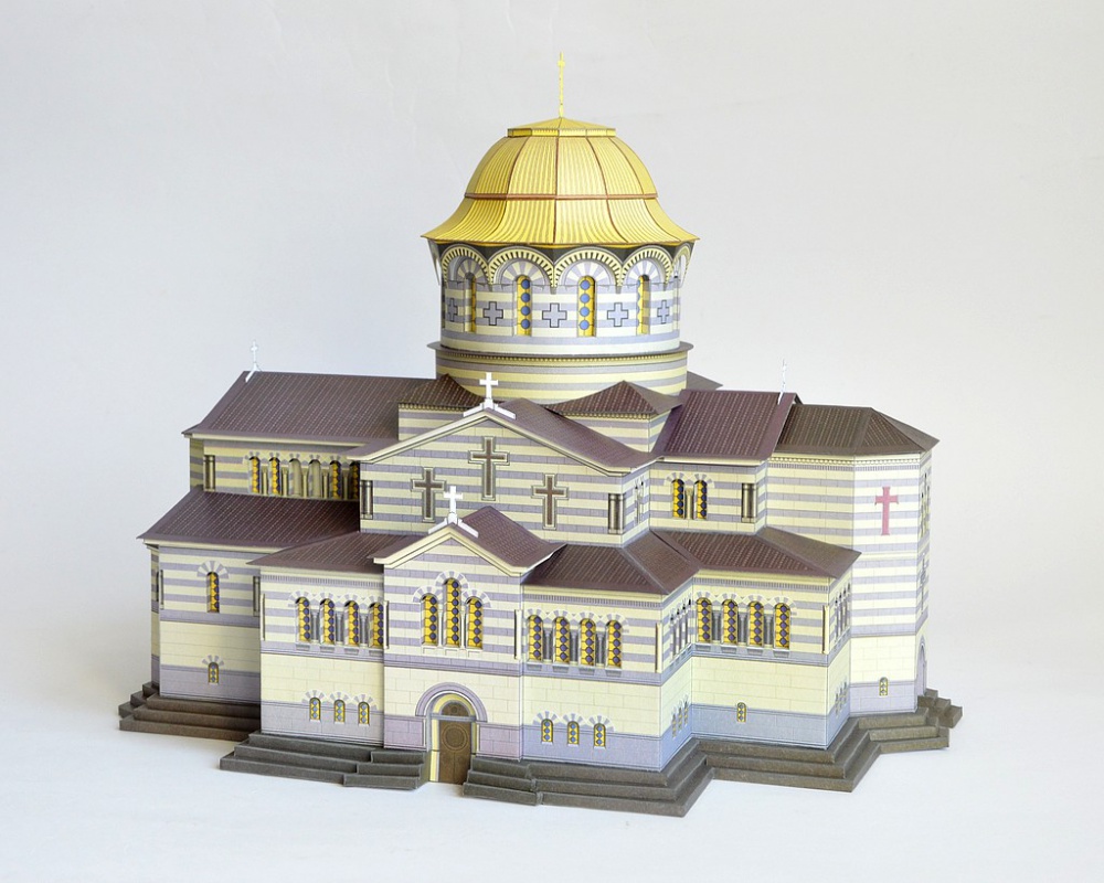 Chrám sv. Vladimíra, Sevastopol - Krym (Plná velikost v novém okně) Chrám sv. Vladimíra, Sevastopol - Krym