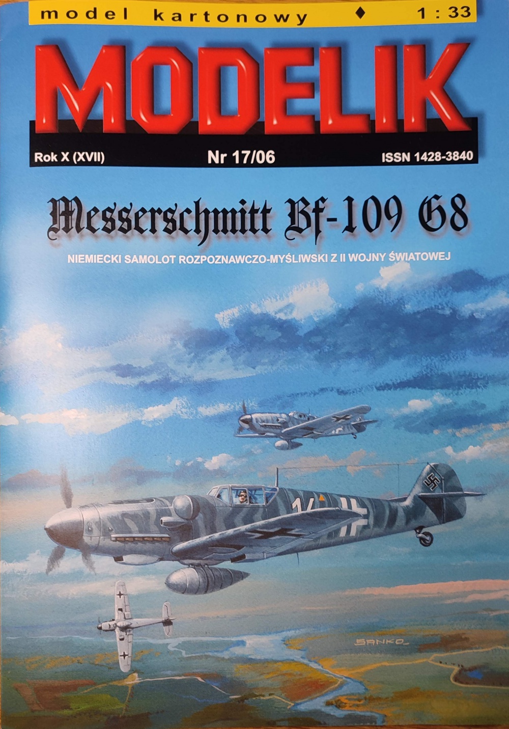 Messerschmitt BF - 109 G8 (Plná velikost v novém okně) Messerschmitt BF - 109 G8