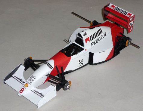 McLaren MP 4/9 - Martin Brundle - GP Německa 1994 McLaren MP 4/9 - Martin Brundle - GP Německa 1994