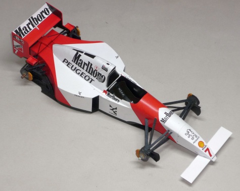 McLaren MP 4/9 - Philippe Alliot - GP Maďarska 1994 McLaren MP 4/9 - Philippe Alliot - GP Maďarska 1994