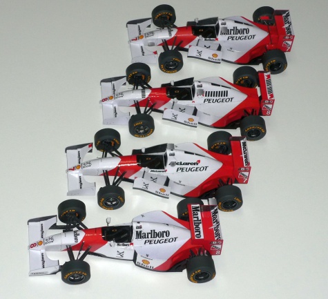 McLaren MP 4/9 - Philippe Alliot - GP Maďarska 1994 McLaren MP 4/9 - Philippe Alliot - GP Maďarska 1994