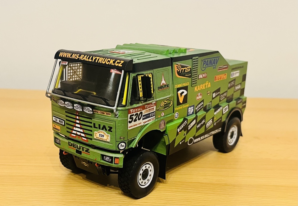 Liaz 111.154 Dakar 2009 - Sp��il