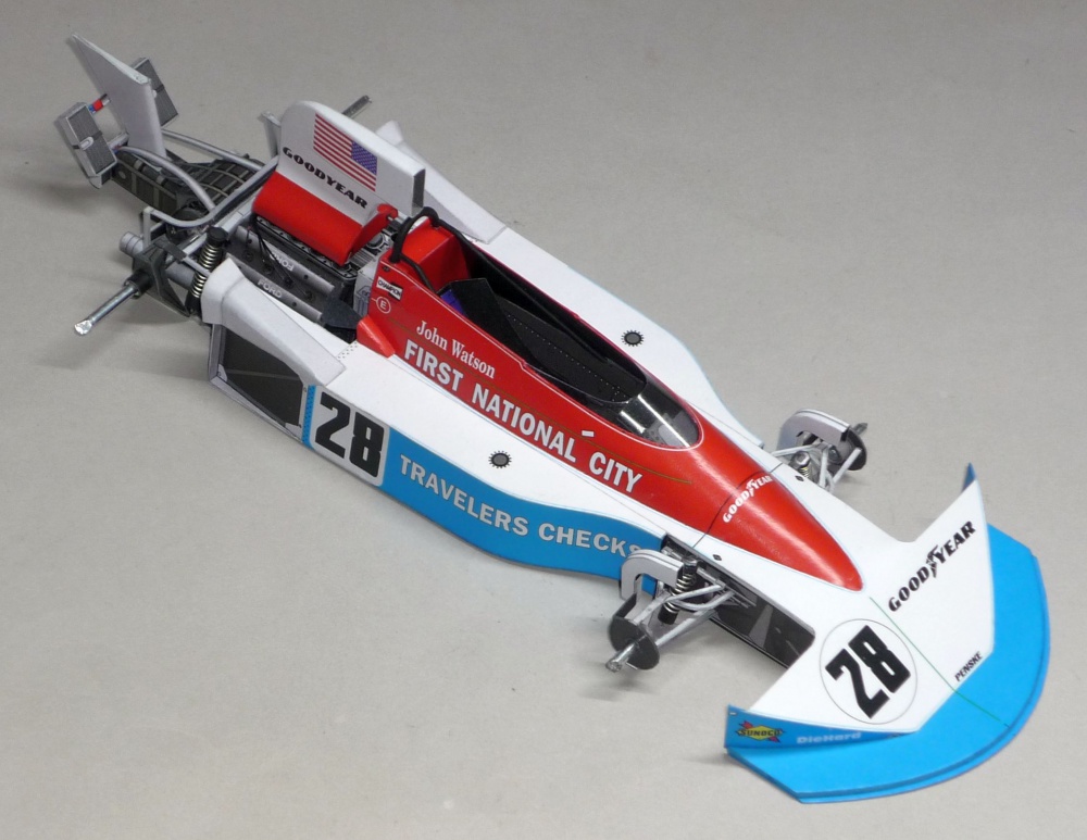 Penske PC1 - John Watson - GP USA (Plná velikost v novém okně) Penske PC1 - John Watson - GP USA