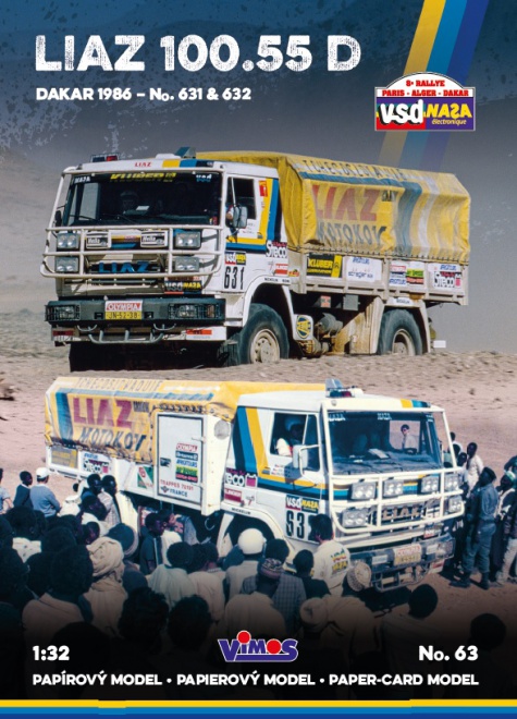 LIAZ 100.55 D (Dakar 1986) - �. 631  a 632