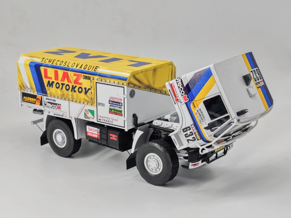 LIAZ 100.55 D (Dakar 1986) - č. 631 a 632 (Plná velikost v novém okně) LIAZ 100.55 D (Dakar 1986) - č. 631 a 632