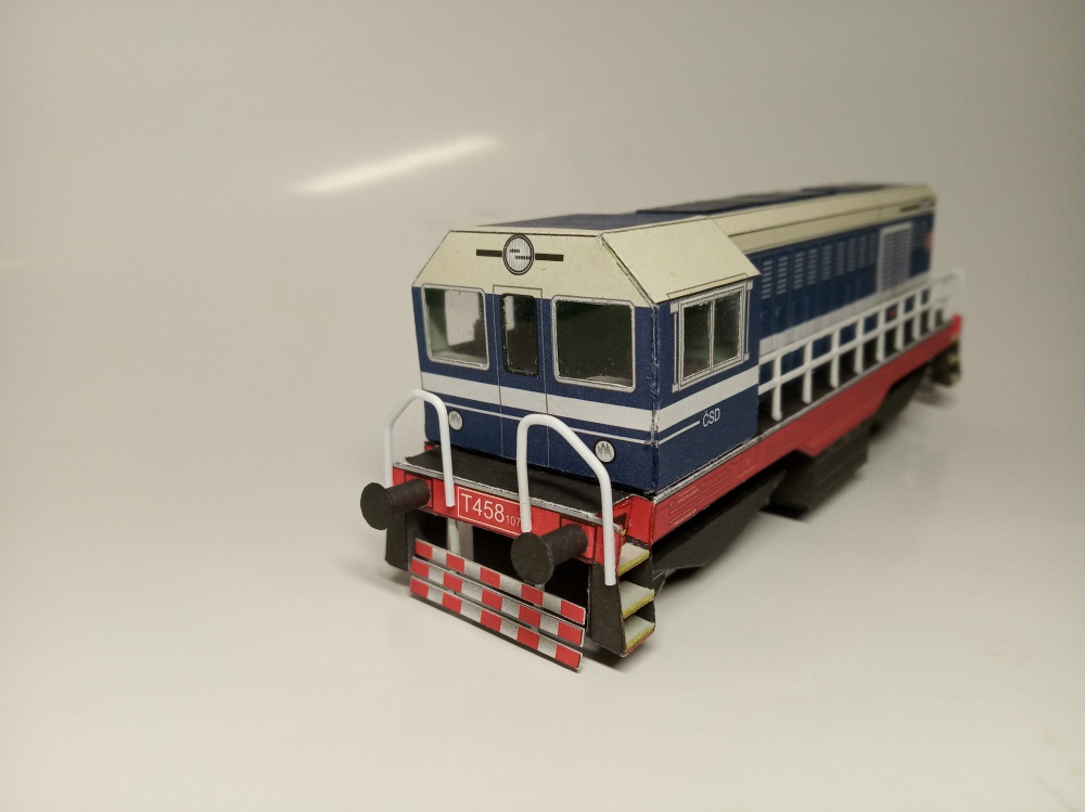 Dieselelektricka lokomotiva CKD T458.1 (Plná velikost v novém okně) Dieselelektricka lokomotiva CKD T458.1