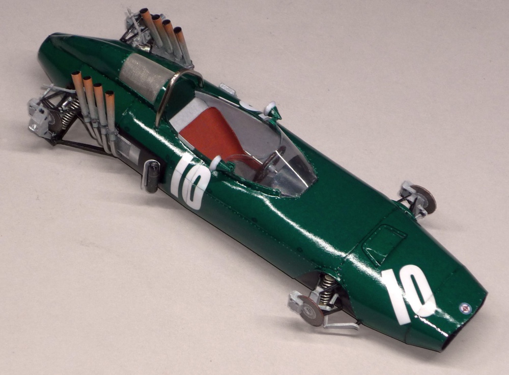 B.R.M. P57 - Graham Hill - GP Monaka - 1962 (Plná velikost v novém okně) B.R.M. P57 - Graham Hill - GP Monaka - 1962
