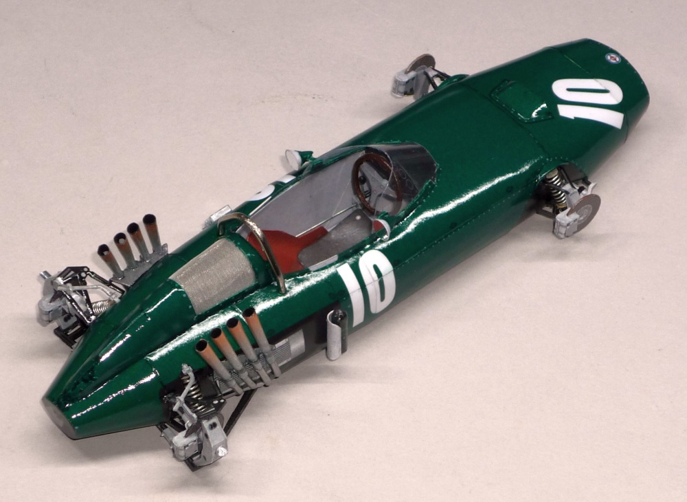 B.R.M. P57 - Graham Hill - GP Monaka - 1962 (Plná velikost v novém okně) B.R.M. P57 - Graham Hill - GP Monaka - 1962