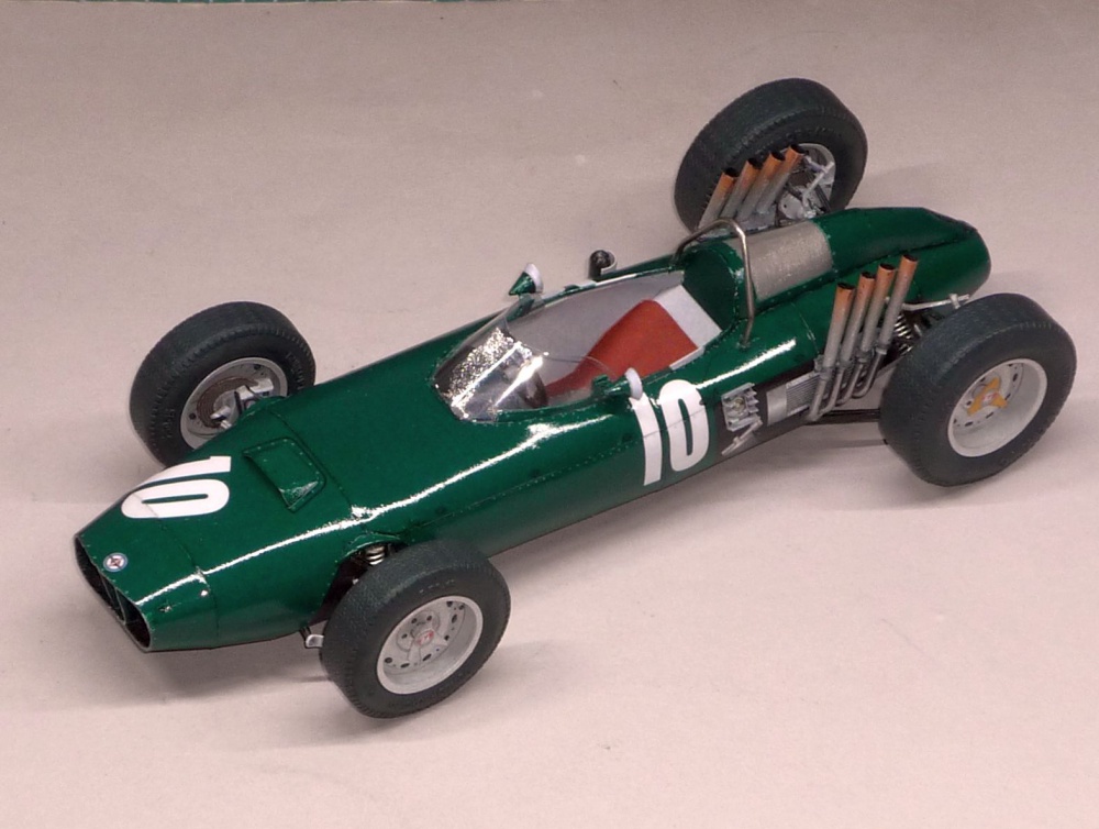 B.R.M. P57 - Graham Hill - GP Monaka - 1962 (Plná velikost v novém okně) B.R.M. P57 - Graham Hill - GP Monaka - 1962