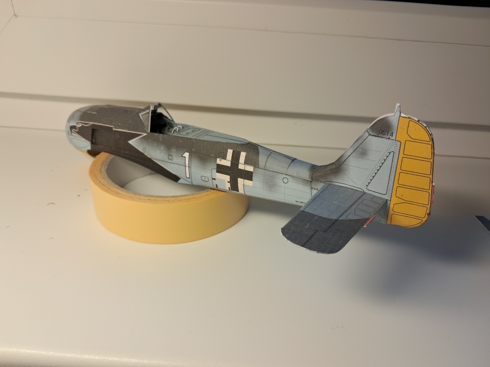 Focke-Wulf FW190 A4 (Plná velikost v novém okně) Focke-Wulf FW190 A4