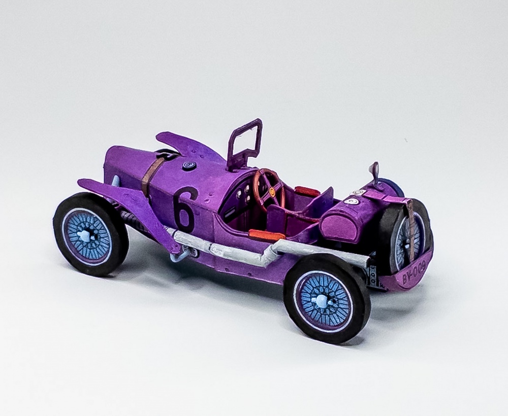 Tatra T-12 Targa Florio (Blecha / Vyskovsky, zmensene cca 1:40)