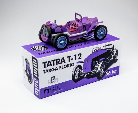 Tatra T-12 Targa Florio (Blecha / Vyskovsky, zmensene cca 1:40) Tatra T-12 Targa Florio (Blecha / Vyskovsky, zmensene cca 1:40)