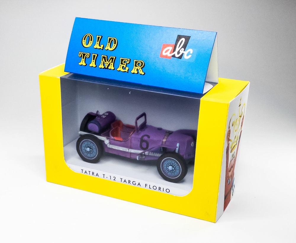Tatra T-12 Targa Florio (Blecha / Vyskovsky, zmensene cca 1:40)