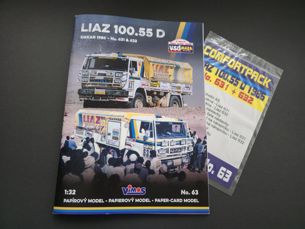 Liaz 100.55 D Dakar 1986 (Plná velikost v novém okně) Liaz 100.55 D Dakar 1986