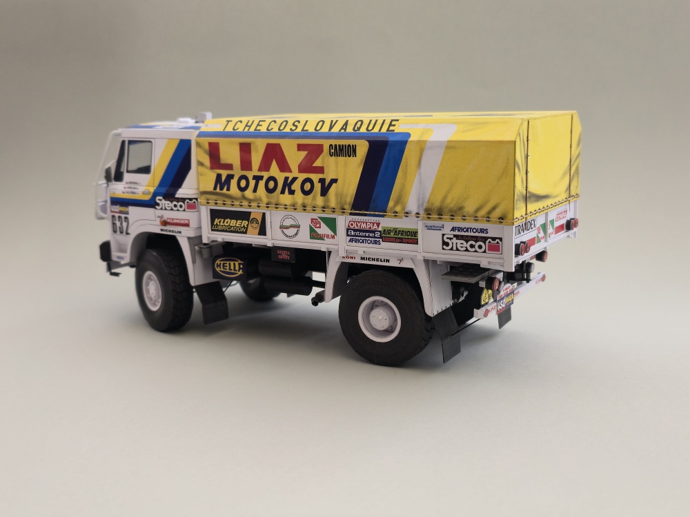 Liaz 100.55 D Dakar 1986 (Plná velikost v novém okně) Liaz 100.55 D Dakar 1986