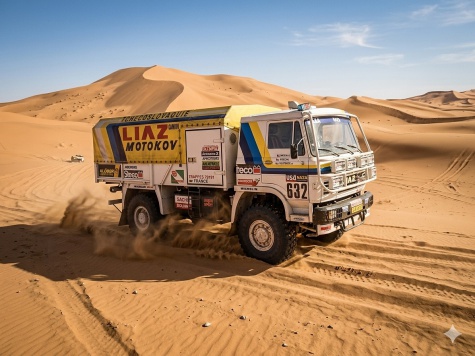 Liaz 100.55 D Dakar 1986 Liaz 100.55 D Dakar 1986