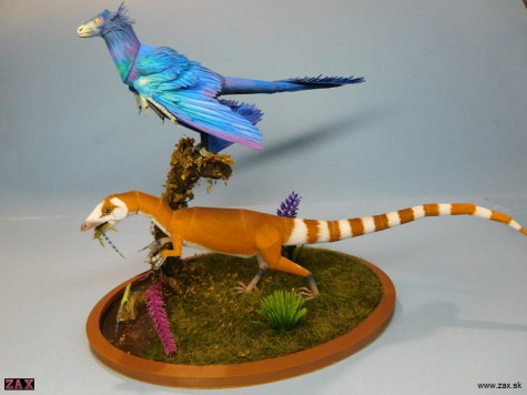 Sinosauropteryx a Microraptor Sinosauropteryx a Microraptor