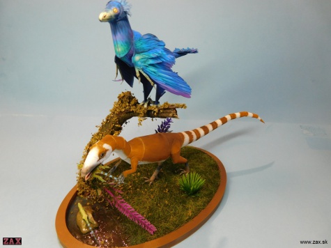 Sinosauropteryx a Microraptor Sinosauropteryx a Microraptor