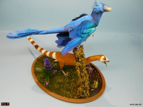 Sinosauropteryx a Microraptor Sinosauropteryx a Microraptor
