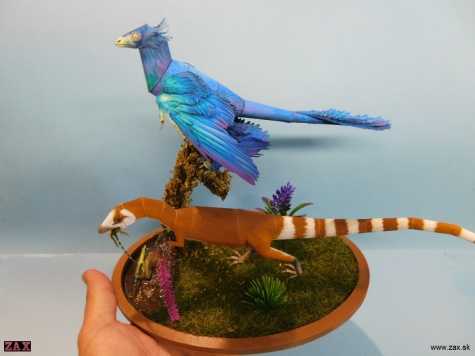 Sinosauropteryx a Microraptor
